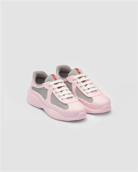 pink prada shoes america's cup|prada americas cup sneakers women's.